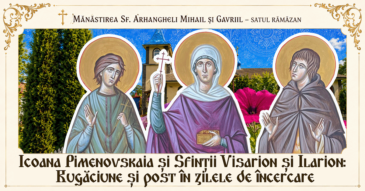 Vineri în Săptămâna a 3-a după Rusalii. Icoana Maicii Domnului „Pimenovskaia”, Sfinții Visarion Egipteanul, Ilarion cel Nou și Sfinții Mucenici.