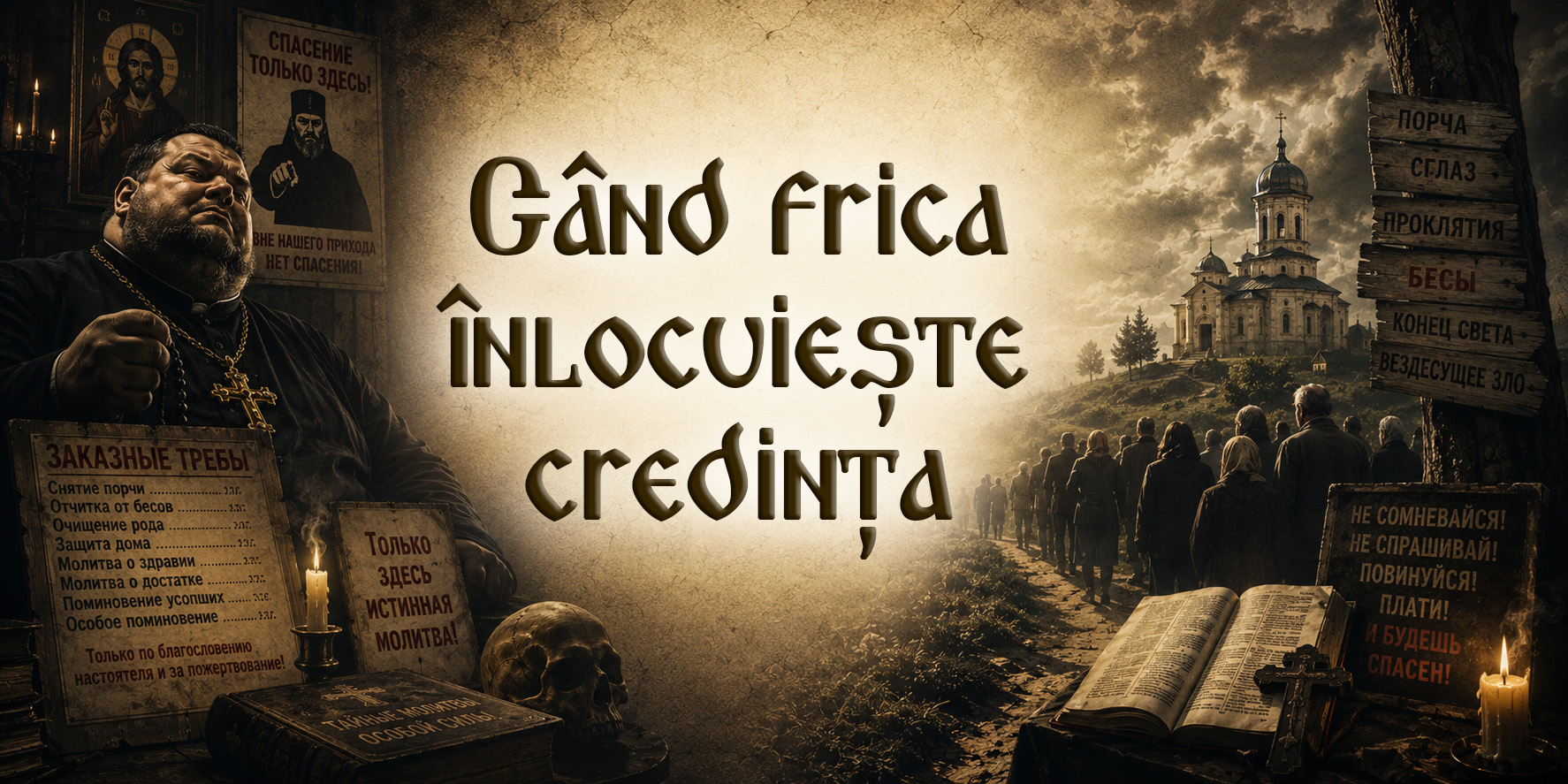 Când frica înlocuiește credința: cum o perioadă dificilă a vieții ortodoxe în Republica Moldova creează teren pentru amăgire spirituală și dependență